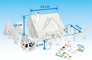 EXP2355 COTTAGE - Haus und Katze 3D Bastel- - Mal Set (4).jpg