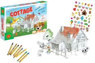 EXP2356 COTTAGE - Haus und Hund 3D Bastel- - Mal Set (4).jpg
