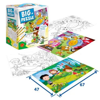 2489 Big Puzzle - Kinder Fun - Tiere Restaurant -2.jpg