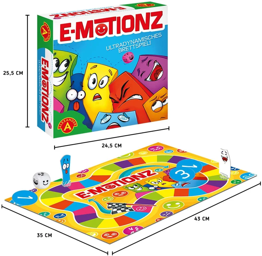 E-Motionz - das ultraschnelle Brettspiel für Gross und Klein