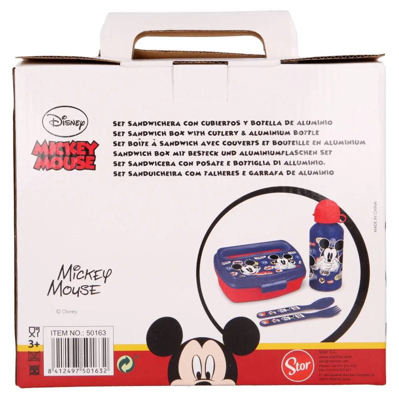 Mickey Mouse - Back to School Set in Geschenkbox