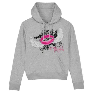 women hoodie grey_KUSS_Nacken_schwarz.png