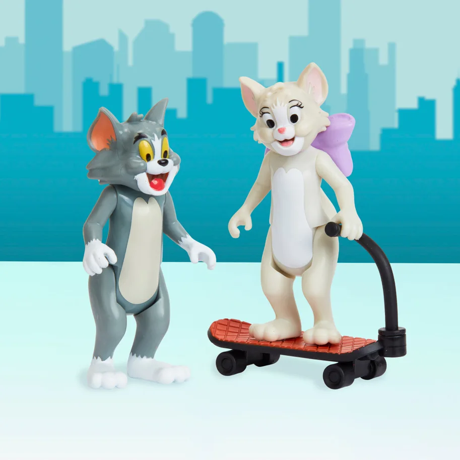 Tom und Jerry Set - Skateboard (2 Figuren)