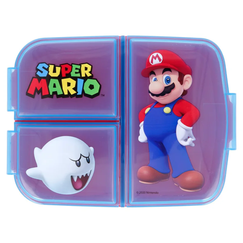 Super Mario - Lunchbox mit Fächern