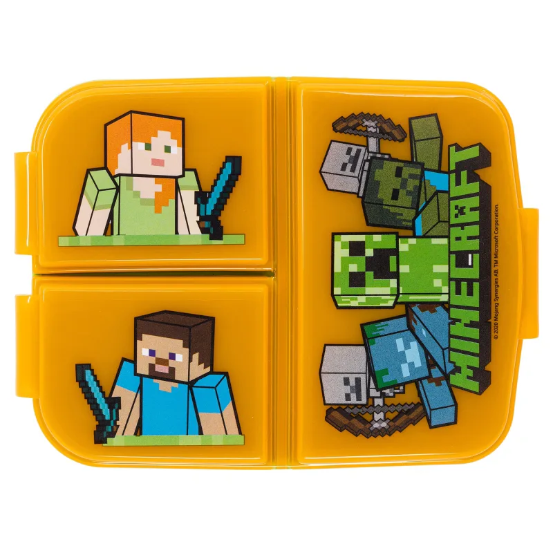 Minecraft - Lunchbox mit Fächern