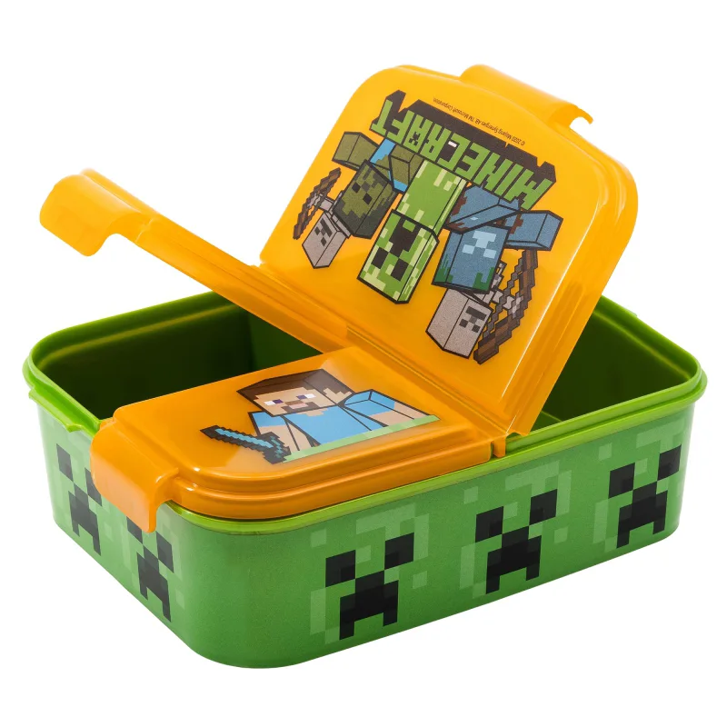 Minecraft - Lunchbox mit Fächern
