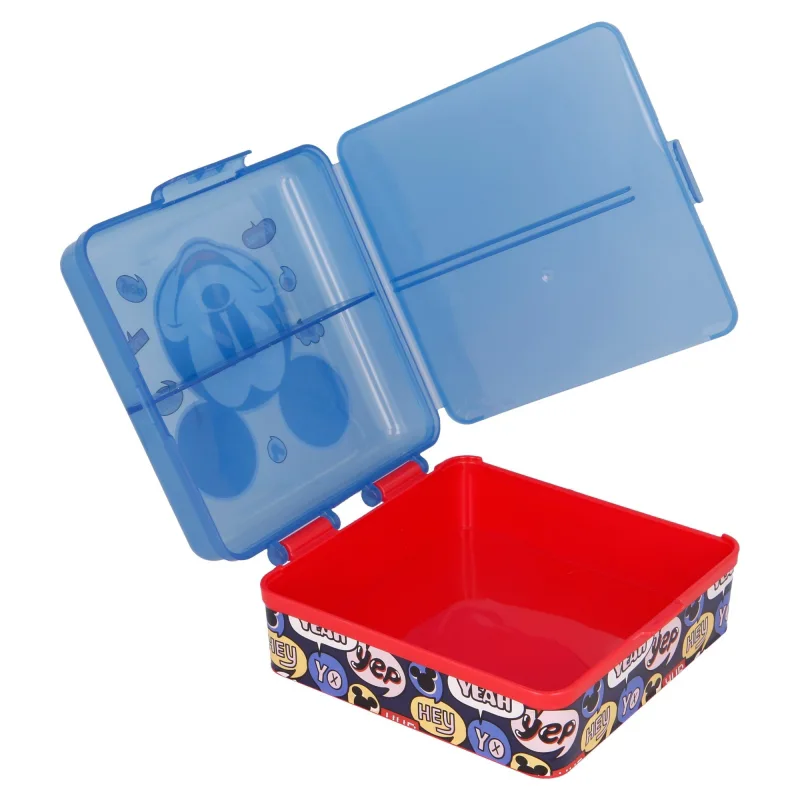 Mickey Mouse "IT`s A MICKEY THING" - quadratische Lunchbox mit Fächern