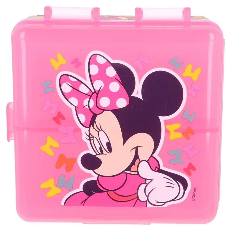 Minnie Mouse - quadratische Lunchbox mit Fächern