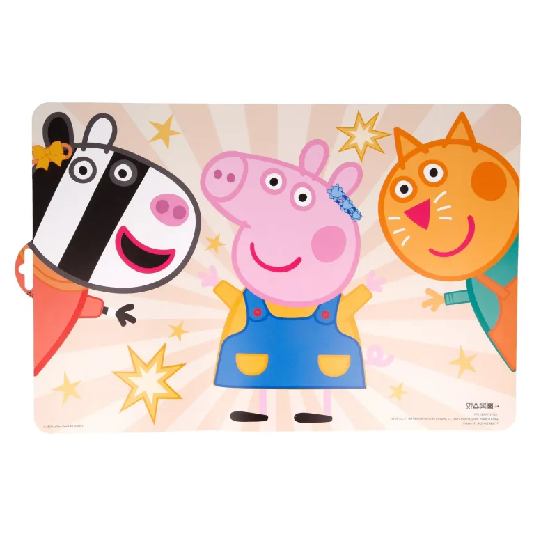 Peppa Pig "FREUNDLICHKEIT ZÄHLT" - Tischset