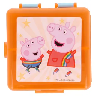 41293 Peppa Pig FREUNDLICHKEIT ZÄHLT - quadratische Lunchbox mit Fächern_3.jpg