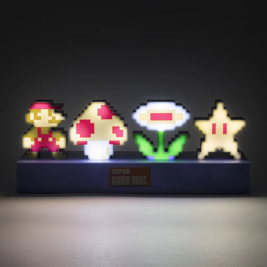 Super Mario Bros Icons Leuchte