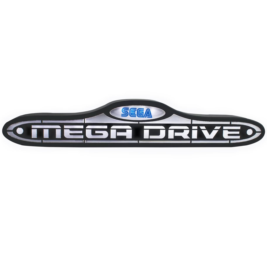 Sega Mega Drive Logo Light
