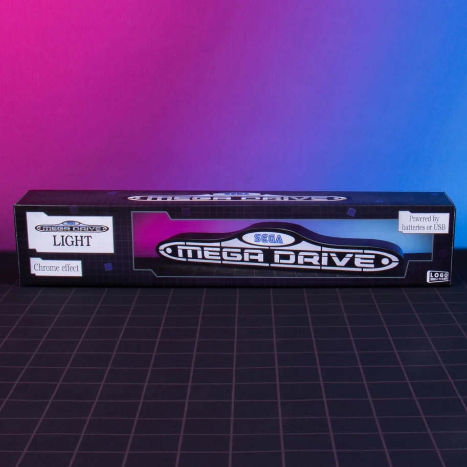 Sega Mega Drive Logo Light