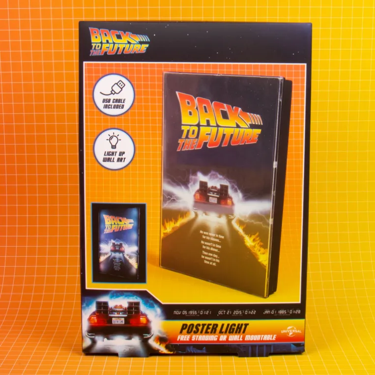 Back To The Future - Poster Light