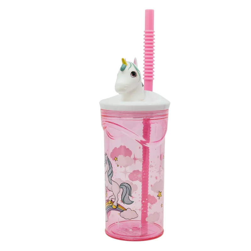 Einhorn - 3D-Figur Flasche, 360 ml