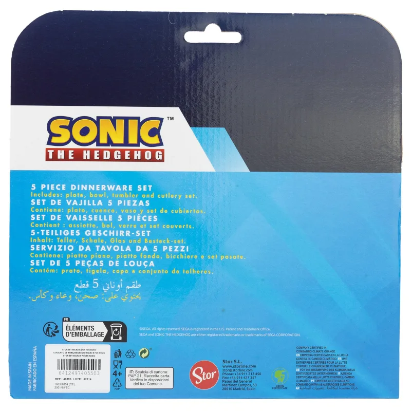 Sonic - Geschirr-Set 5-teilig