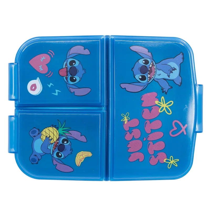 Stitch - Lunchbox mit Fächern