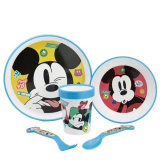 74385 Mickey Mouse - Premium Geschirr-Set 5-teilig- rutschfest.jpg