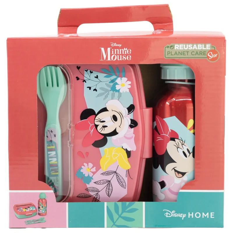 Minnie Mouse - Back to School Set in Geschenkbox, 4-teilig