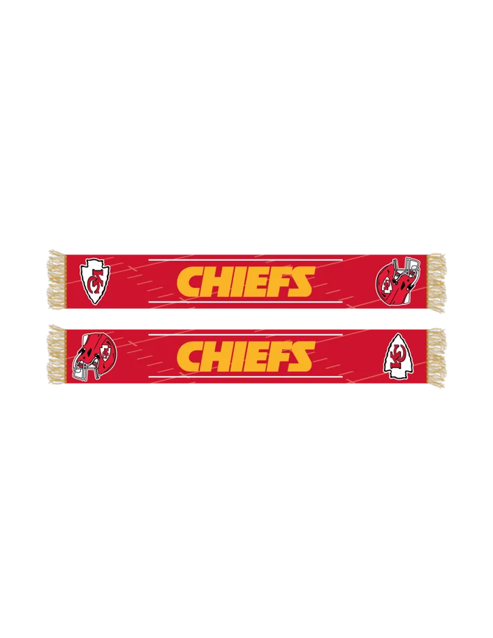 Kansas City Chiefs HD Knitted Jaquard Scarf  