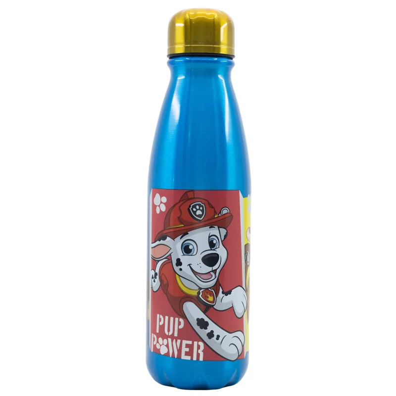Paw Patrol "PUP POWER" - Kinder Aluminiumflasche, 600 ml