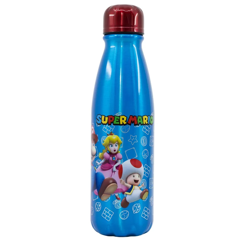 Super Mario - Kinder Aluminiumflasche, 600 ml