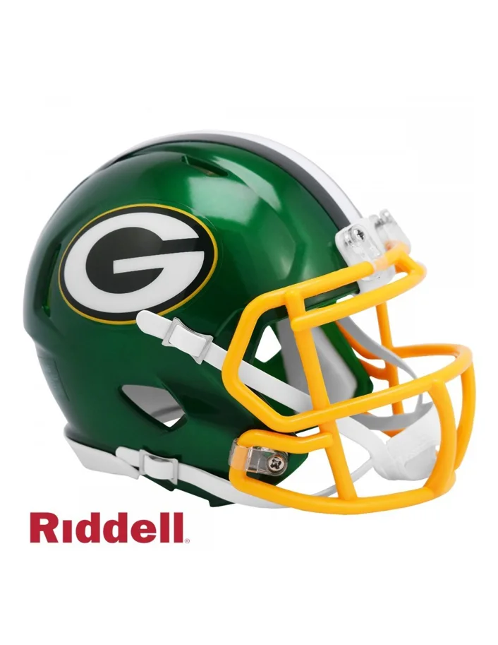 Green Bay Packers Mini Helm SPEED ALT FLASH 
