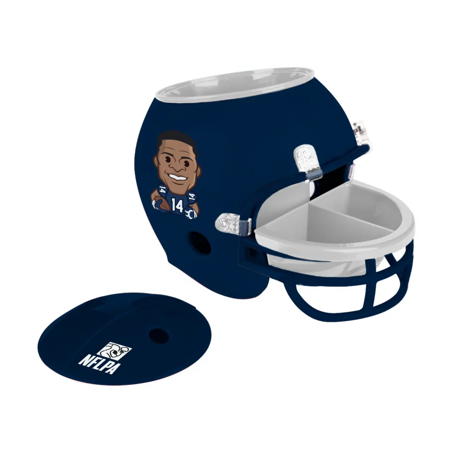 Seattle Seahawks Snack Helmet "METCALF" 32 x 24 x 25cm