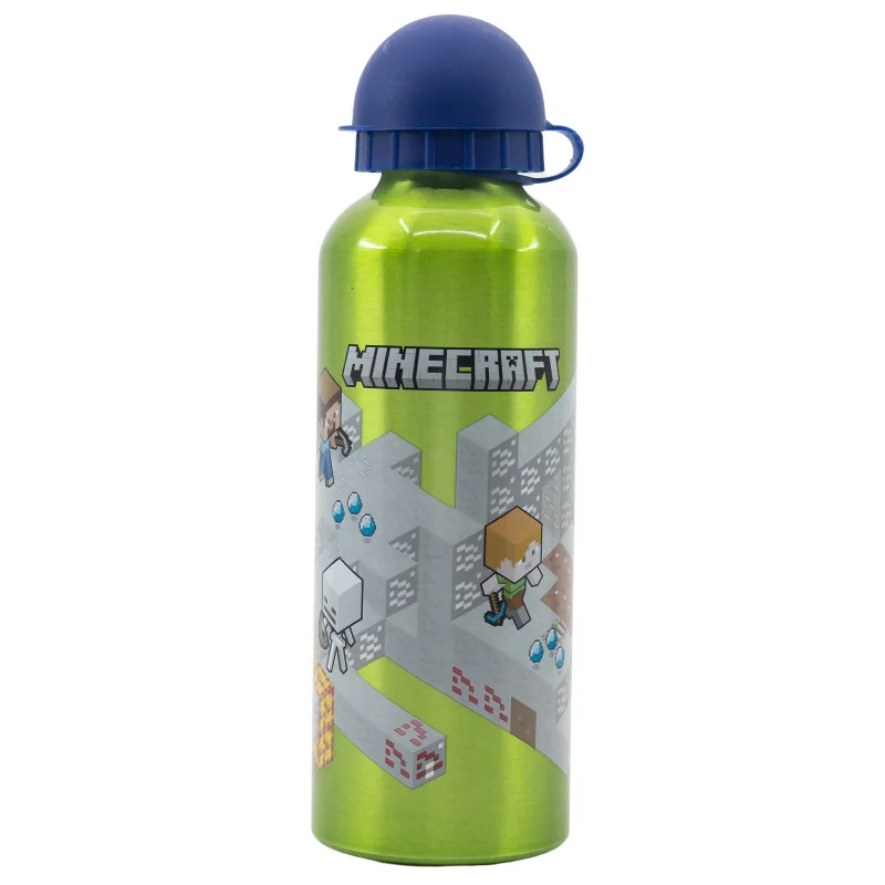 Minecraft - hohe Aluminiumflasche, 530 ml