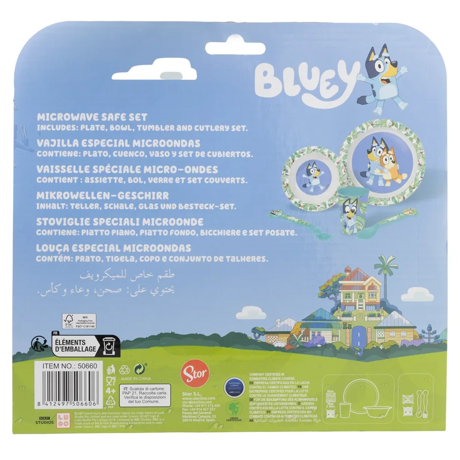 Bluey - Geschirr-Set 5-teilig