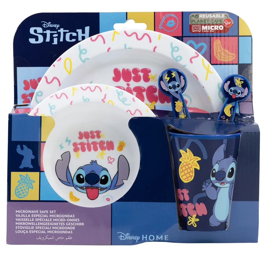 Stitch - Geschirr-Set 5-teilig