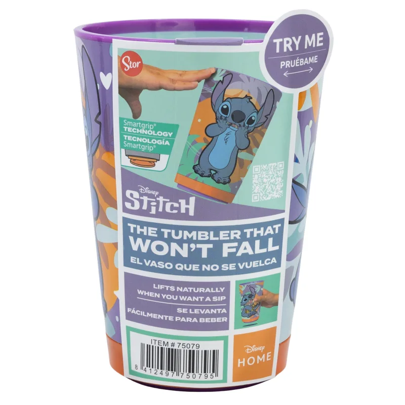 Stitch - Becher mit Kippschutz, 470 ml