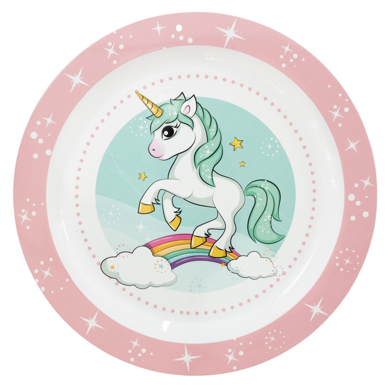 Einhorn "RAINBOW" Kinderteller