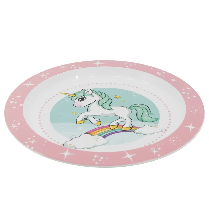 Einhorn "RAINBOW" Kinderteller