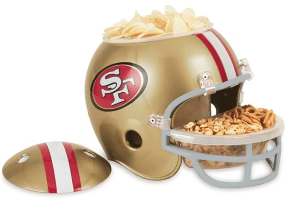 San Francisco 49ers Snack Helmet 30x23x25cm