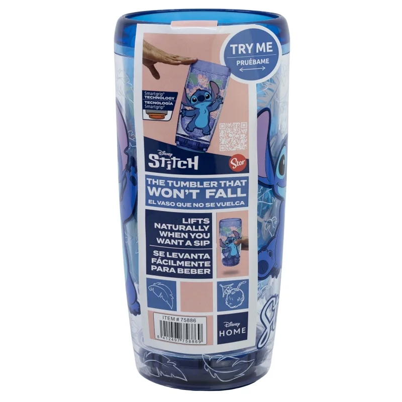 Stitch - kippsicherer doppelwandiger Becher, 625 ml