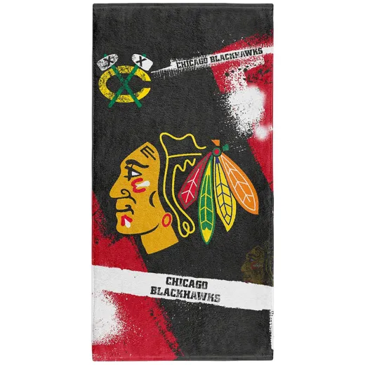 Chicago Blackhawks Beachtowel "SPRAY" 75x150cm