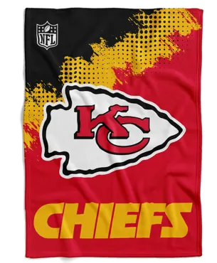 Kansas City Chiefs Flannel Decke /Throw "CORNER"  150x200cm
