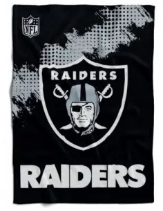 Las Vegas Raiders Flannel Decke /Throw "CORNER" 150x200cm