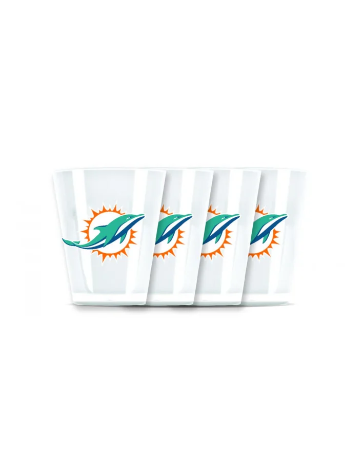 Miami Dolphins 4 Shot-Gläser
