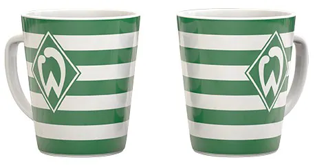 SV Werder Bremen Tasse Streifen