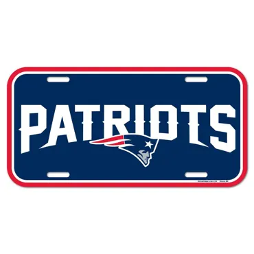 New England Patriots Nummernschild