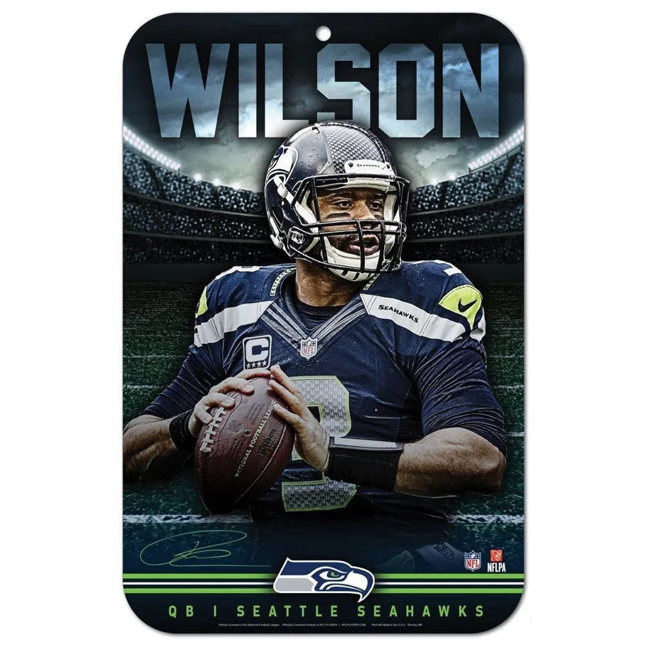 Russell Wilson NFL Spielerschild 