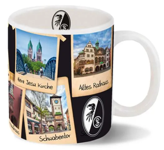 SC Freiburg Tasse " Sehenswürdigkeiten" 