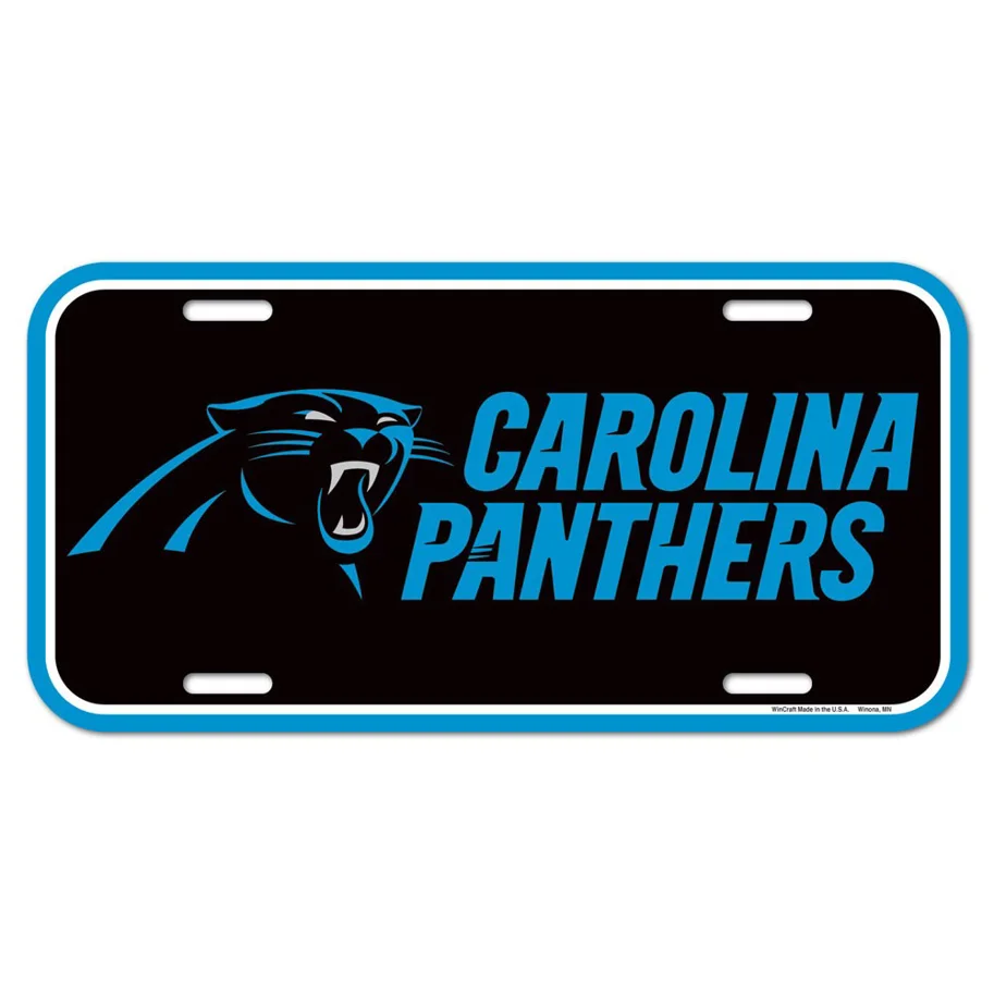 Carolina Panthers Nummernschild 30x15cm