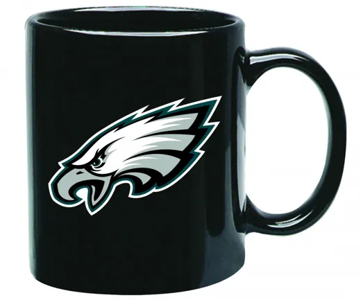 Philadelphia Eagles Black Glossy Mug