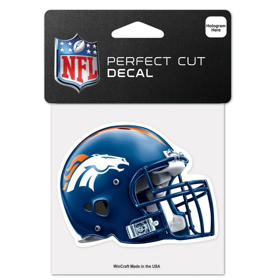 Denver Broncos Aufkleber Helm 