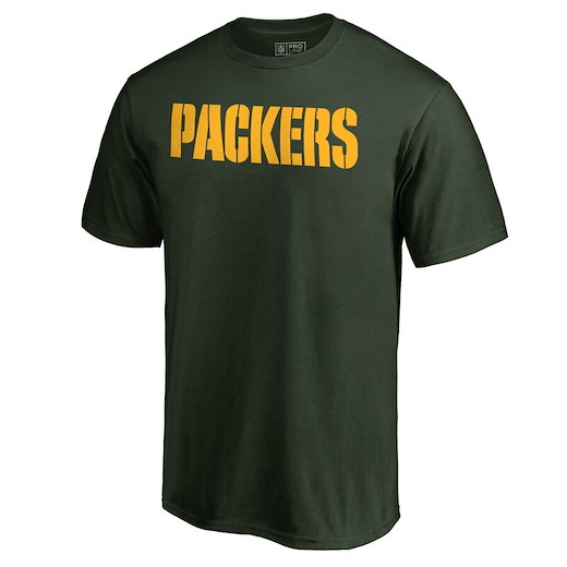 Green Bay Packers Wordmark T-Shirt M