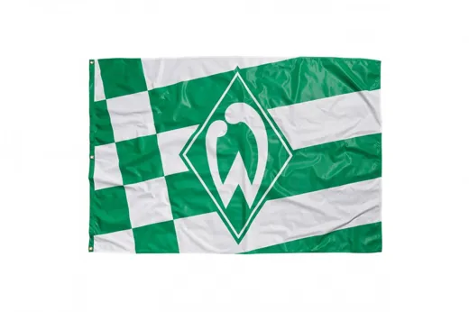SV Werder Bremen Hissfahne kl. Raute 180x120cm