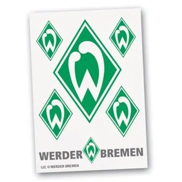 SV Werder Bremen Aufkleber Raute 6tlg., außen